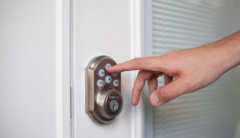 ADT smartlock on a Louisville home